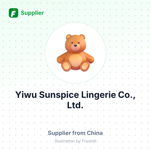 Yiwu Sunspice Lingerie Co., Ltd. – summary card, no photo uploaded yet