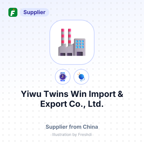Yiwu Twins Win Import & Export Co., Ltd. – summary card, no photo uploaded yet