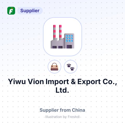 Yiwu Vion Import & Export Co., Ltd. – summary card, no photo uploaded yet