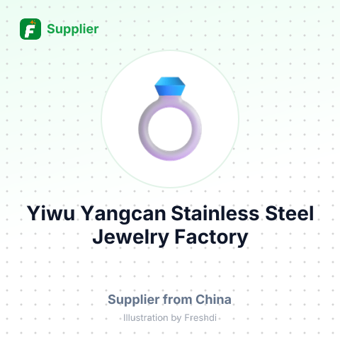 Yiwu Yangcan Stainless Steel Jewelry Factory – summary card, no photo uploaded yet