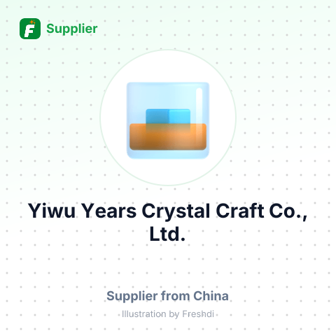 Yiwu Years Crystal Craft Co., Ltd. – summary card, no photo uploaded yet