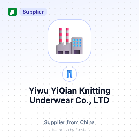 Yiwu YiQian Knitting Underwear Co., LTD – summary card, no photo uploaded yet