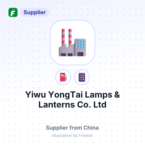 Yiwu YongTai Lamps & Lanterns Co. Ltd – summary card, no photo uploaded yet