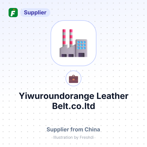 Yiwuroundorange Leather Belt.co.ltd – summary card, no photo uploaded yet