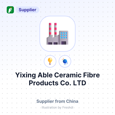 Yixing Able Ceramic Fibre Products Co., LTD – summary card, no photo uploaded yet