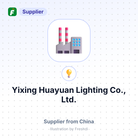 Yixing Huayuan Lighting Co., Ltd. – summary card, no photo uploaded yet