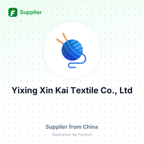 Yixing Xin Kai Textile Co., Ltd – summary card, no photo uploaded yet