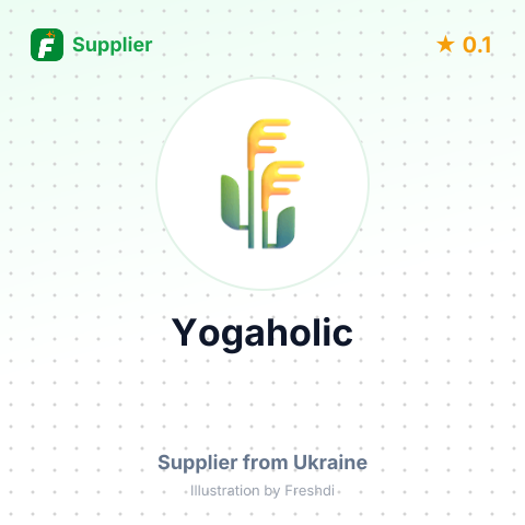 Yogaholic  – summary card, no photo uploaded yet