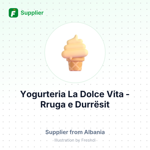 Yogurteria La Dolce Vita - Rruga e Durrësit – summary card, no photo uploaded yet