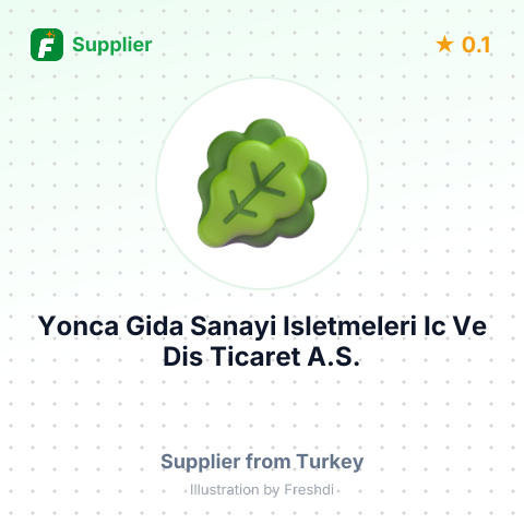 Yonca Gida Sanayi Isletmeleri Ic Ve Dis Ticaret A.S. – summary card, no photo uploaded yet