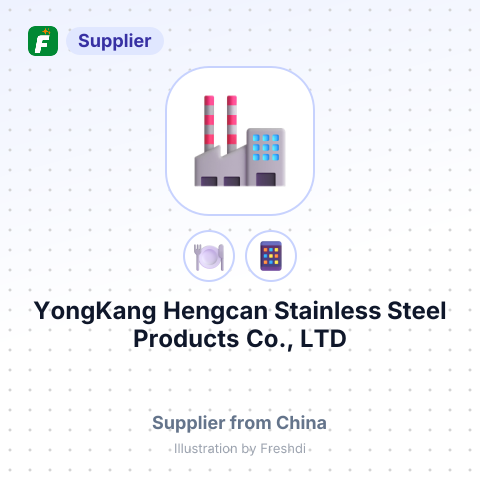 YongKang Hengcan Stainless Steel Products Co., LTD – summary card, no photo uploaded yet