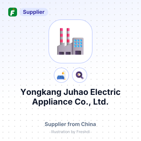 Yongkang Juhao Electric Appliance Co., Ltd. – summary card, no photo uploaded yet