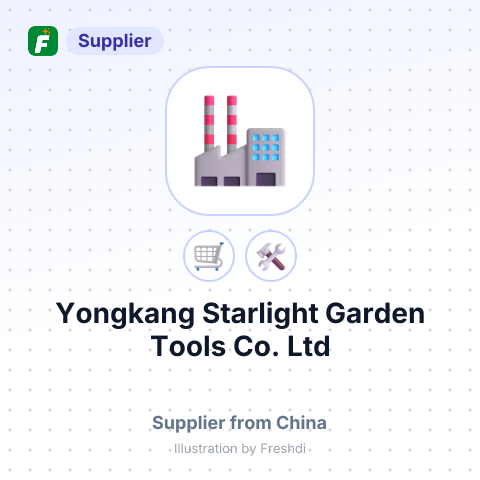 Yongkang Starlight Garden Tools Co.,Ltd – summary card, no photo uploaded yet