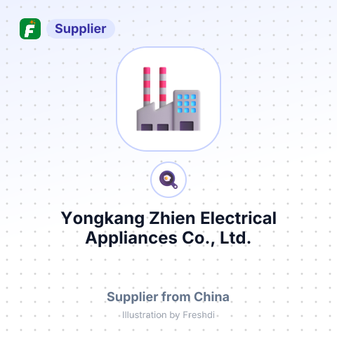 Yongkang Zhien Electrical Appliances Co., Ltd. – summary card, no photo uploaded yet