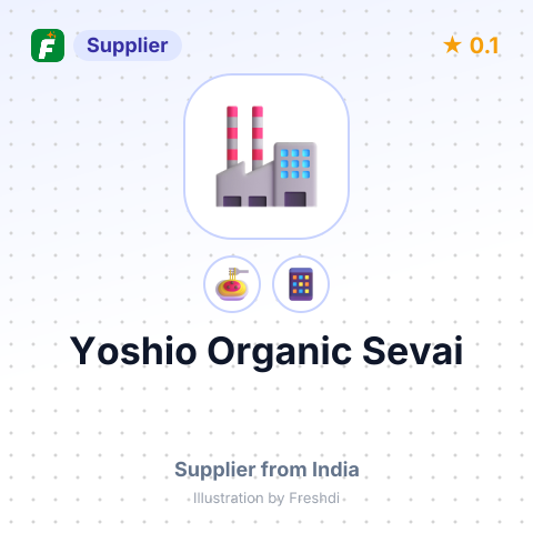 Yoshio Organic Sevai – summary card, no photo uploaded yet