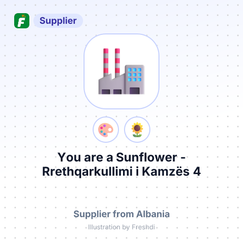 You are a Sunflower - Rrethqarkullimi i Kamzës 4 – summary card, no photo uploaded yet