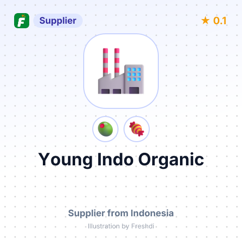 Young Indo Organic  – summary card, no photo uploaded yet