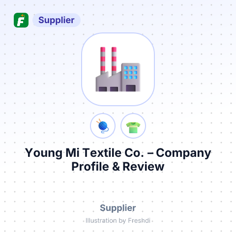 Young Mi Textile Co. – summary card, no photo uploaded yet