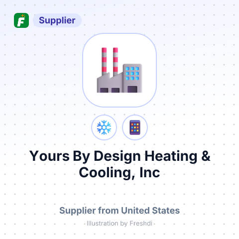 Yours By Design Heating & Cooling, Inc – summary card, no photo uploaded yet