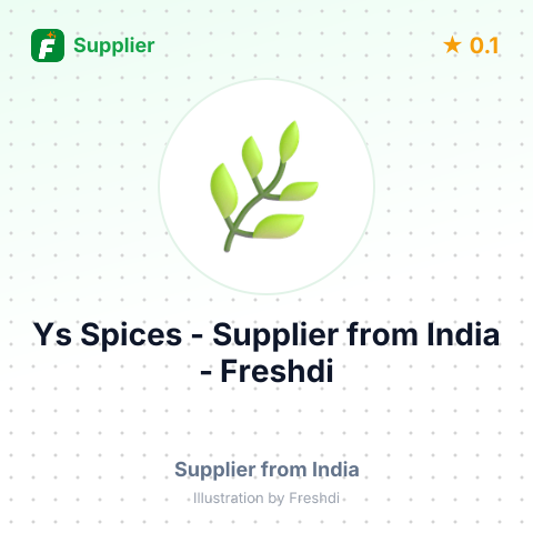 Ys Spices  – summary card, no photo uploaded yet