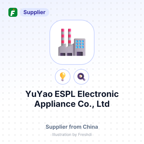 YuYao ESPL Electronic Appliance Co., Ltd – summary card, no photo uploaded yet