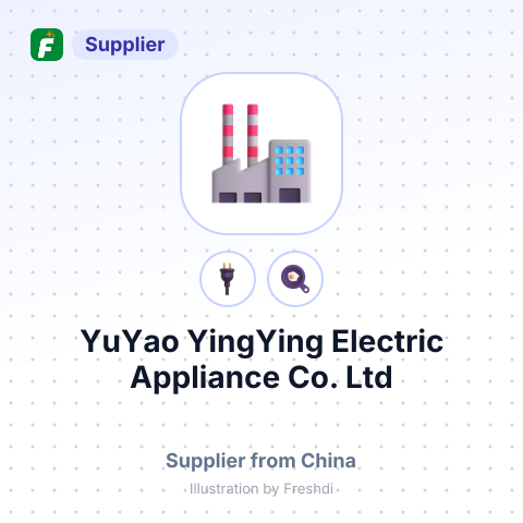 YuYao YingYing Electric Appliance Co., Ltd – summary card, no photo uploaded yet