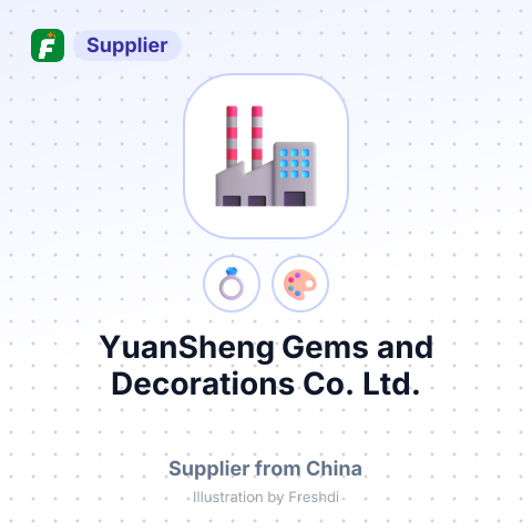 YuanSheng Gems and Decorations Co., Ltd. – summary card, no photo uploaded yet