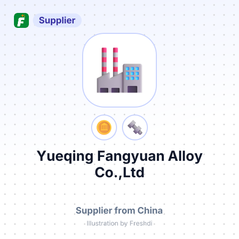 Yueqing Fangyuan Alloy Co.,Ltd – summary card, no photo uploaded yet