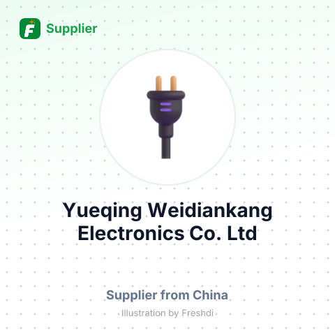 Yueqing Weidiankang Electronics Co., Ltd – summary card, no photo uploaded yet