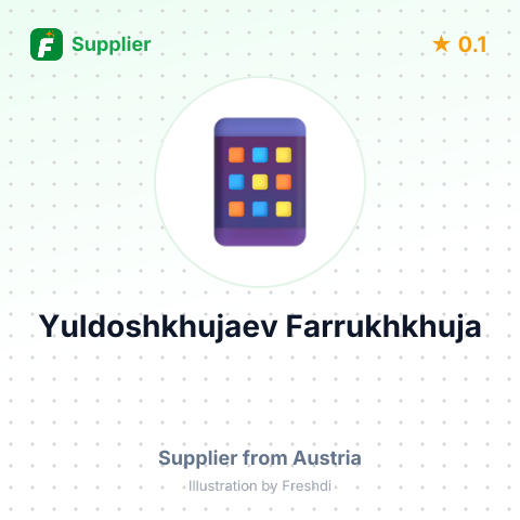 Yuldoshkhujaev Farrukhkhuja  – summary card, no photo uploaded yet