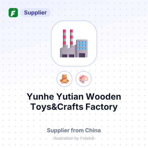 Yunhe Yutian Wooden Toys&Crafts Factory – summary card, no photo uploaded yet