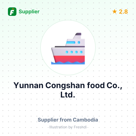 Yunnan Congshan food Co., Ltd. – summary card, no photo uploaded yet
