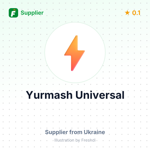 Yurmash Universal – summary card, no photo uploaded yet