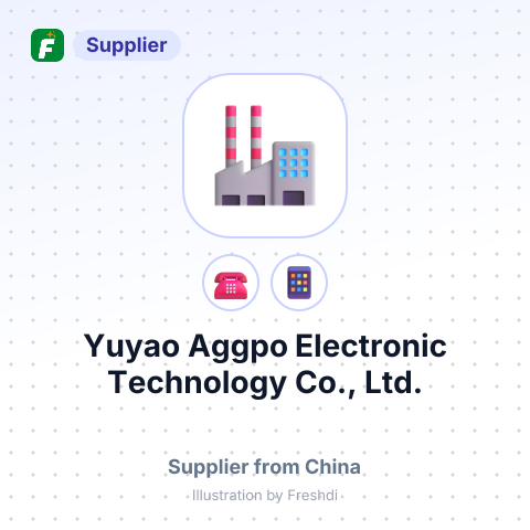 Yuyao Aggpo Electronic Technology Co., Ltd. – summary card, no photo uploaded yet