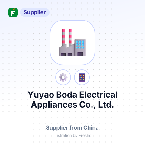 Yuyao Boda Electrical Appliances Co., Ltd. – summary card, no photo uploaded yet