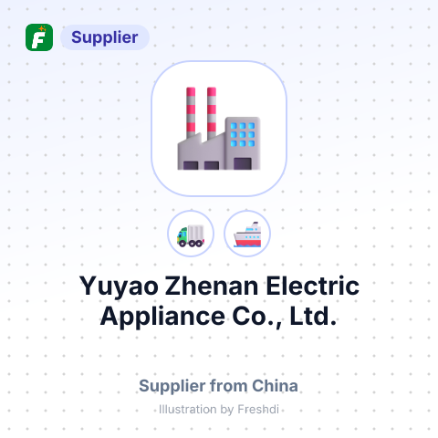 Yuyao Zhenan Electric Appliance Co., Ltd. – summary card, no photo uploaded yet