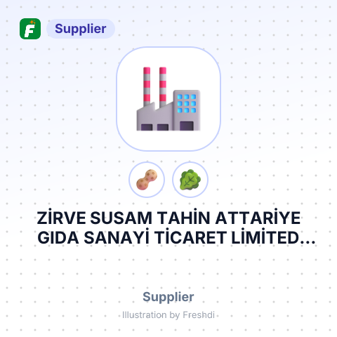 ZİRVE SUSAM TAHİN ATTARİYE GIDA SANAYİ TİCARET LİMİTED ŞİRKETİ – summary card, no photo uploaded yet