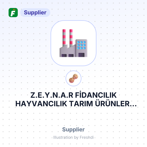 Z.E.Y.N.A.R FİDANCILIK HAYVANCILIK TARIM ÜRÜNLERİ ULUSLARARASI TAŞIMACILIK VE TİCARET LİMİTED ŞİRKETİ – summary card, no photo uploaded yet