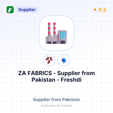 ZA FABRICS  – summary card, no photo uploaded yet