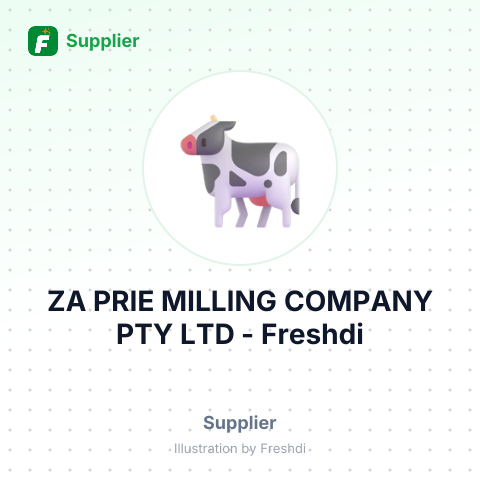 ZA PRIE MILLING COMPANY PTY LTD – summary card, no photo uploaded yet