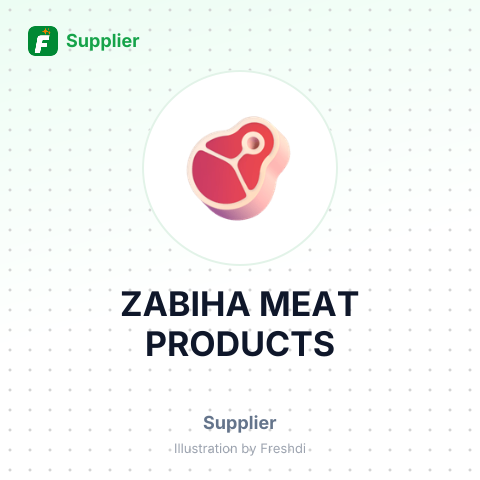 ZABIHA MEAT PRODUCTS – summary card, no photo uploaded yet