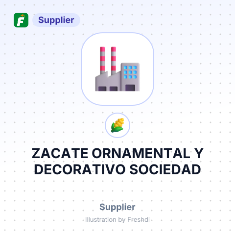 ZACATE ORNAMENTAL Y DECORATIVO SOCIEDAD – summary card, no photo uploaded yet