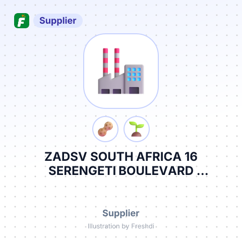 ZADSV SOUTH AFRICA 16 SERENGETI BOULEVARD WITFONTEIN JOHANNESBURGS AFRICA – summary card, no photo uploaded yet