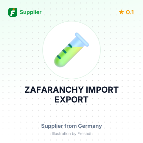 ZAFARANCHY IMPORT EXPORT – summary card, no photo uploaded yet