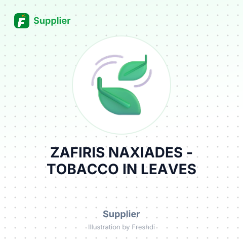 ZAFIRIS NAXIADES -TOBACCO IN LEAVES – summary card, no photo uploaded yet