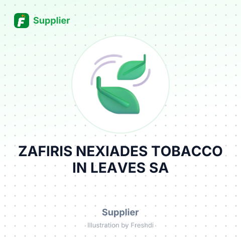 ZAFIRIS NEXIADES TOBACCO IN LEAVES SA – summary card, no photo uploaded yet