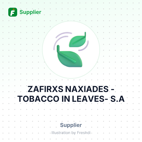 ZAFIRXS NAXIADES - TOBACCO IN LEAVES- S.A – summary card, no photo uploaded yet