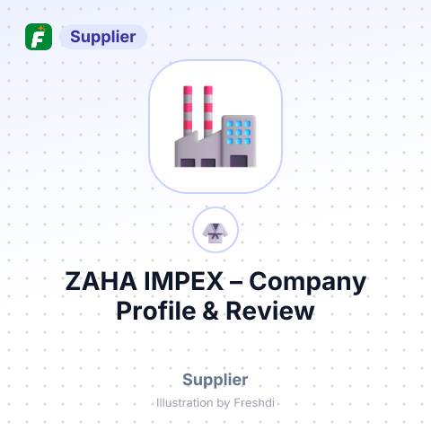 ZAHA IMPEX – summary card, no photo uploaded yet
