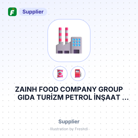 ZAINH FOOD COMPANY GROUP GIDA TURİZM PETROL İNŞAAT KİMYA İLAÇ DIŞ TİCARET İTHALAT İHRACAT SANAYİ VE TİCARET LİMİTED ŞİRKETİ – summary card, no photo uploaded yet