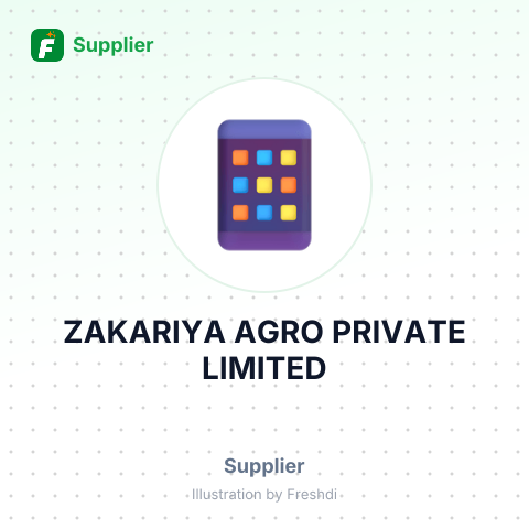 ZAKARIYA AGRO PRIVATE LIMITED – summary card, no photo uploaded yet